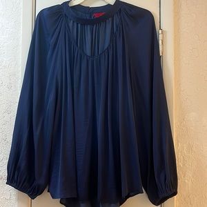 Lovely blue choker neck style top by Jennifer Lopez